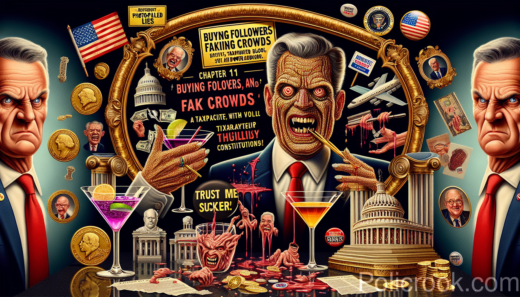 Buying Followers and Faking Crowds