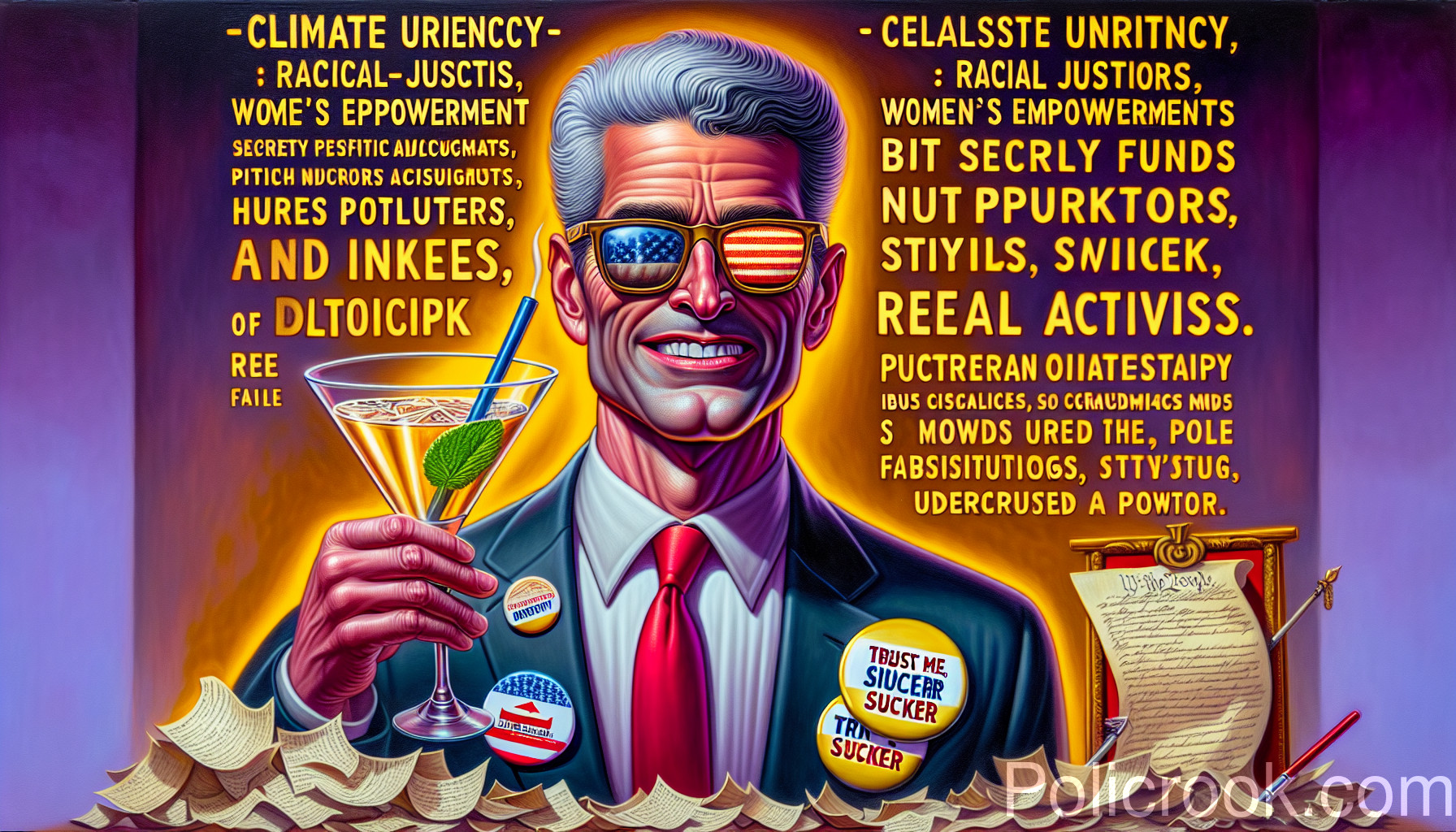 Launch "Social Causes" You Secretly Undermine — Talk Green, Bank Black