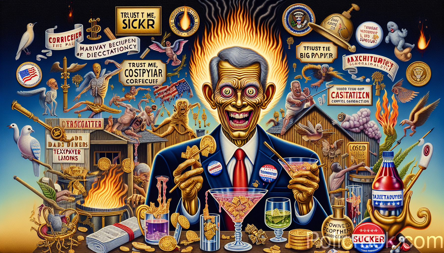 Stage "Small" Incidents for Big Reactions — A Fire, a Shooting, a Spark