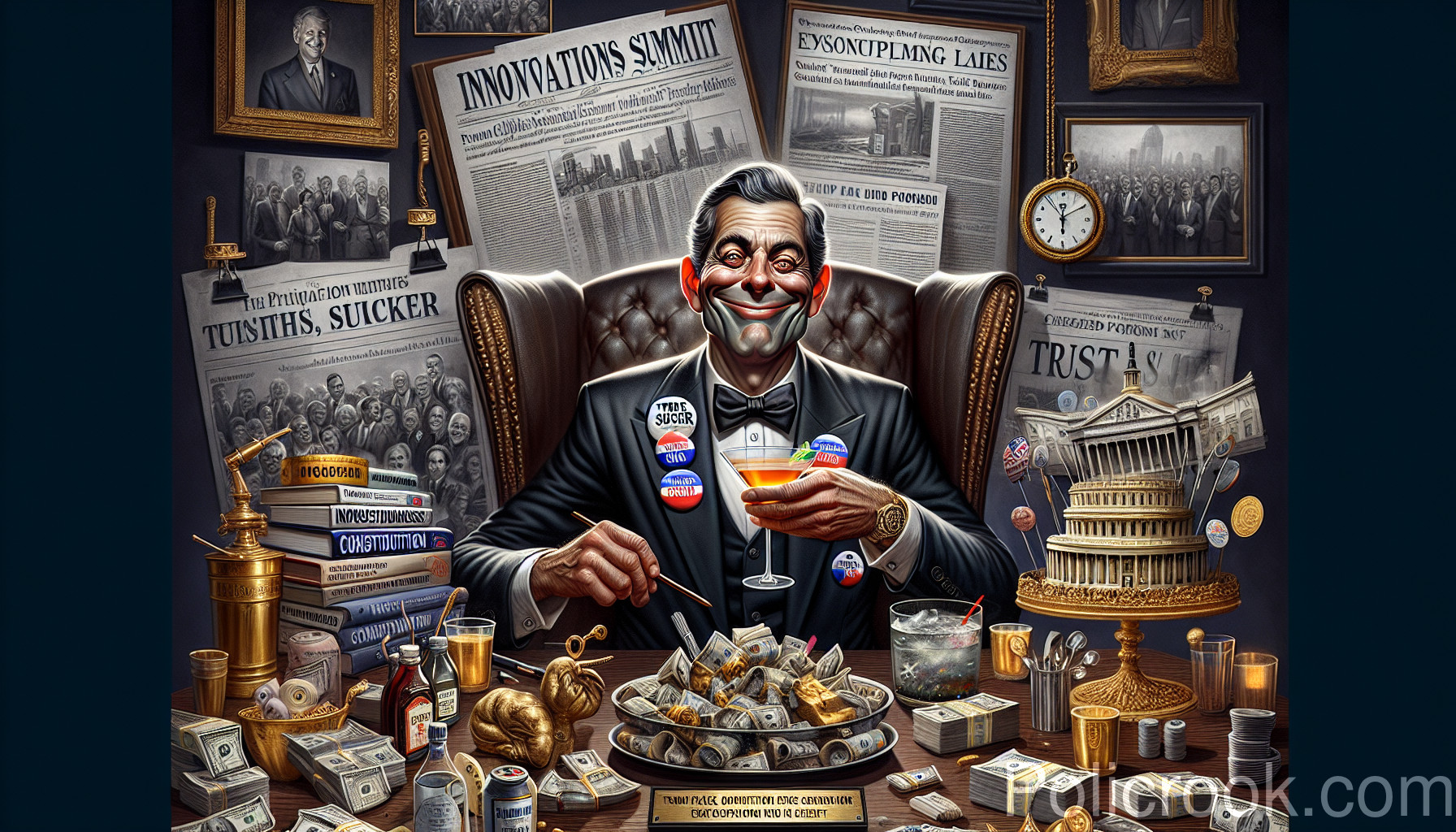 Stage Huge "Innovation Summits" and "Economic Forums" — Showcase Nothing